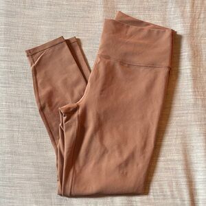 Fabletics High-Waist Tan Powerhold Leggings | M